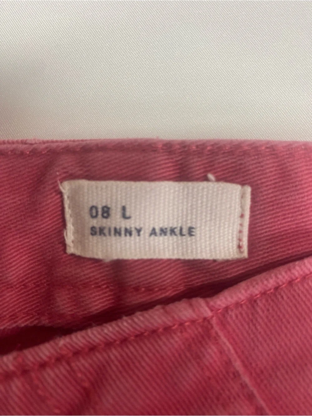 Gap Reddish Pink Skinny Ankle Pants Women’s Size 8